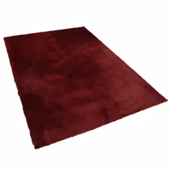 Shaggy Area Rug 140 x 200 cm Red EVREN