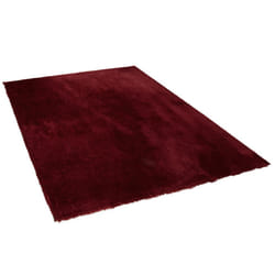 Shaggy Area Rug 200 x 200 cm Red EVREN