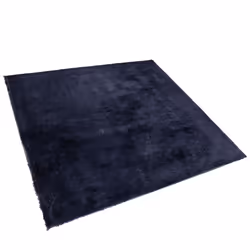 Shaggy Area Rug 200 x 200 cm Blue EVREN