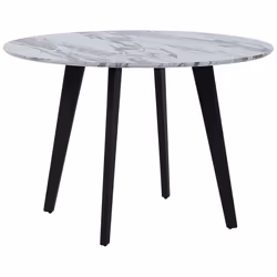 Dining Table MOSBY Marble 110 cm 110 cm