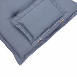 Set of 2 Outdoor Seat/Back Cushions Blue TOSCANA/JAVA