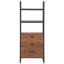Bookcase TIFTON 158 cm Dark Brown
