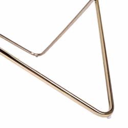 Coffee Table MERIDIAN Tempered Glass Black/ Gold