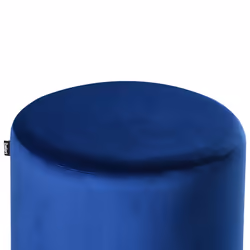 Pouffe LOVETT Velvet 47 cm 47 cm Dark Blue