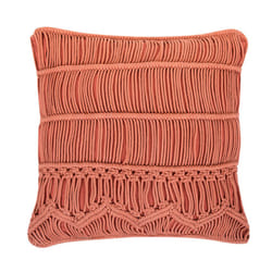 Cotton Cushion 45 x 45 cm Orange AKKOY