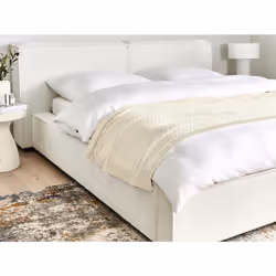 Blanket ANAMUR Cotton 110 x 180 cm Beige