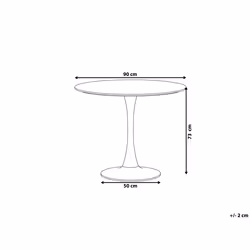 Dining Table BOCA Black 90 cm 90 cm