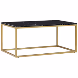 Coffee Table DELANO Black/ Gold
