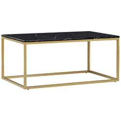 Coffee Table DELANO Black/ Gold