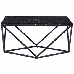 Coffee Table MALIBU Black Marble