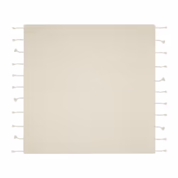 Cotton Blanket 125 x 150 cm Beige NAZILLI