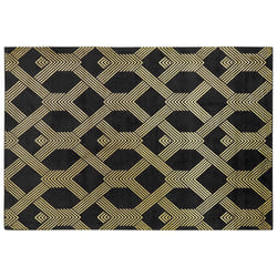 Viscose Rug 160 x 230 cm Black VEKSE