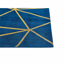 Viscose Rug 80 x 150 cm Blue HAVZA