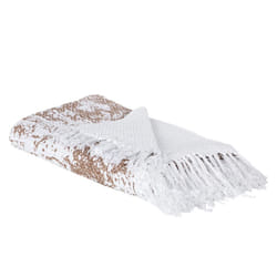 Blanket 130 x 165 cm Beige PAZARYERI