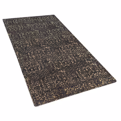 Viscose Area Rug 80 x 150 cm Grey and Gold ESEL