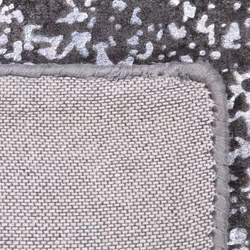 Viscose Area Rug 80 x 150 cm Grey and Silver ESEL
