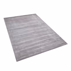 Viscose Area Rug 140 x 200 cm Light Grey GESI II
