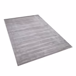 Viscose Area Rug 140 x 200 cm Light Grey GESI II