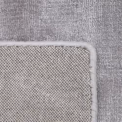 Viscose Area Rug 140 x 200 cm Light Grey GESI II