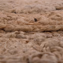 Round Jute Area Rug Ã¸ 120 cm Beige BUCAK