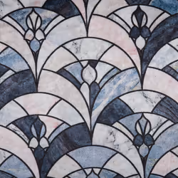 Cushion Scale Pattern 45 x 45 cm Multicolour KOODAL