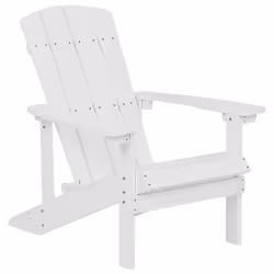 Garden Chair ADIRONDACK White