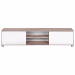TV Stand LINCOLN Brown/ White