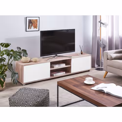 TV Stand LINCOLN Brown/ White - Additional view 4