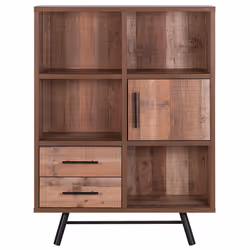 Bookcase ATLANTA 131 cm Brown
