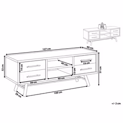TV Stand ATLANTA Brown