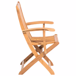 Set of 2 Garden Chairs MAUI Acacia Wood Light Brown - Additional view 4