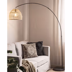 Floor Lamp GUAVIARE Rattan Beige - Additional view 4