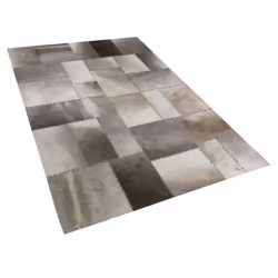 Cowhide Area Rug Brown 140 x 200 cm PERVARI