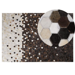 Rug EYIM 140 x 200 cm Leather Brown