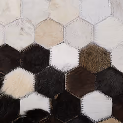 Rug EYIM 140 x 200 cm Leather Brown