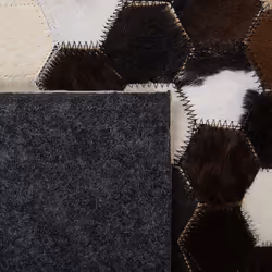 Rug EYIM 160 x 230 cm Leather Brown
