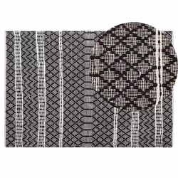 Rug FEHIMLI 140 x 200 cm Leather Black