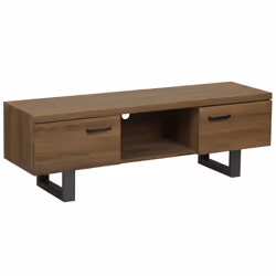 TV Stand TIMBER Dark Brown