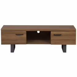 TV Stand TIMBER Dark Brown