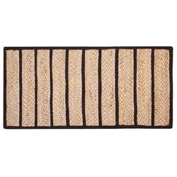 Rug KARADONA 80 x 150 cm Jute Beige