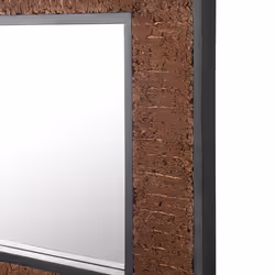 Wall Mirror BOISE 60 cm 60 cm Wood Dark Brown