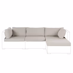 Outdoor Cushion Cover Set SANO Sand Beige