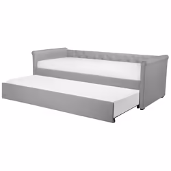 Trundle Bed Fabric LIBOURNE 90 x 200 cm (EU Single) Light Grey