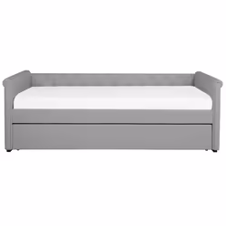 Trundle Bed Fabric LIBOURNE 90 x 200 cm (EU Single) Light Grey