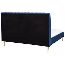 Bed Velvet MARVILLE 180 x 200 cm (EU Super King) Navy Blue - Additional view 4