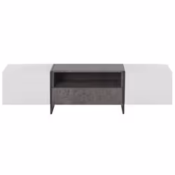 TV Stand LED RUSSEL Grey Concrete Effect