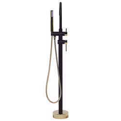 Freestanding Bathtub Faucet TUGELA Black/ Gold