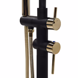 Freestanding Bathtub Faucet TUGELA Black/ Gold - Additional view 4