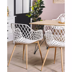 Set of 2 Dining Chairs NASHUA White - Additional view 4