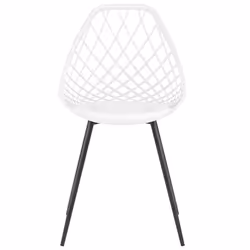 Set of 2 Dining Chairs CANTON White